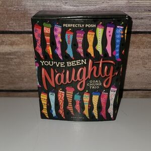 Perfectly Posh You've Been Naughty Coal Chunk Trio